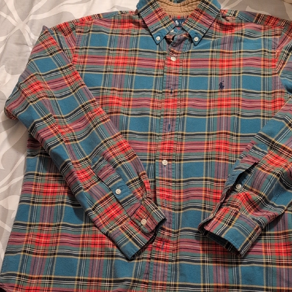 Ralph Lauren Multicolor Plaid Button-Down Shirt